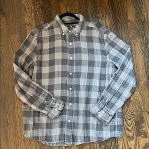 Vineyard vines XL Gray Checkered Men's Shirt